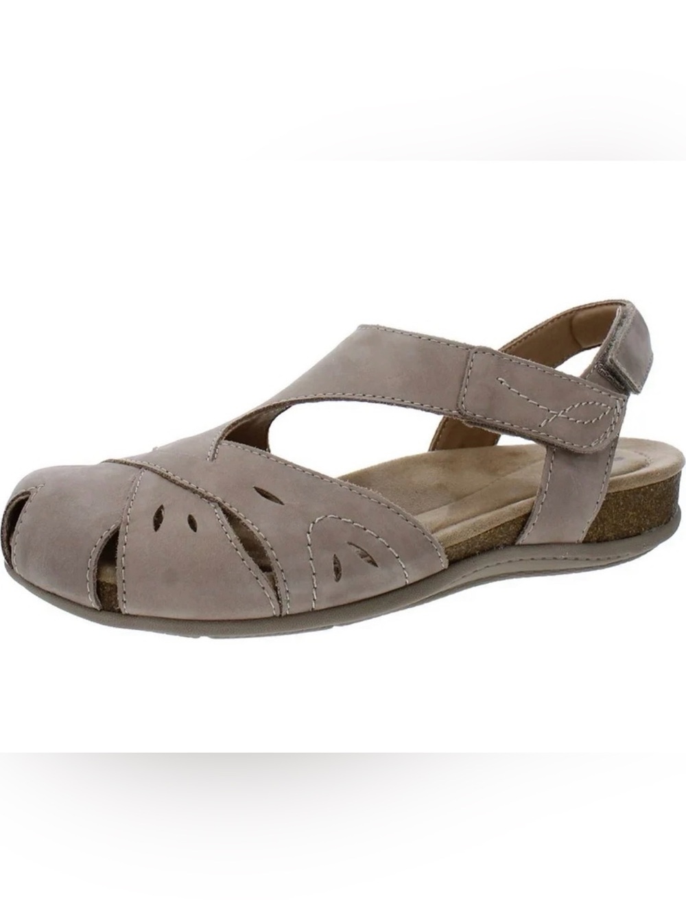 Earth Origins Women's Taupe Cutout Slingback Sandal